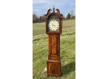 LONG SCOTTISH CASE CLOCK by P. FEREN of DUNDEE