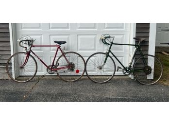 VINTAGE RALEIGH & PUCH ROAD BIKES