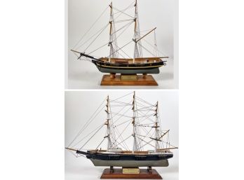 (2) PIEL CRAFTSMEN SHIP MODELS - NEWBURYPORT