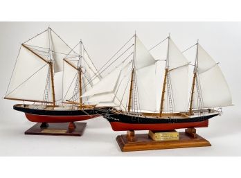 (2) PIEL CRAFTSMEN SHIP MODELS - NEWBURYPORT