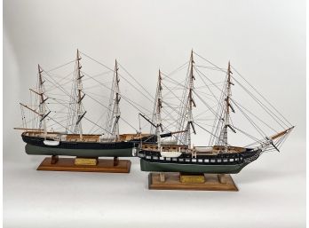 (2) PIEL CRAFTSMEN SHIP MODELS - NEWBURYPORT