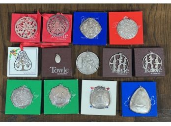 (13) TOWLE SILVER MEDALLIONS