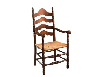 ETHAN ALLEN QUALITY LADDERBACK ARMCHAIR