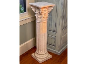 CAST COMPOSITE CORINTHIAN COLUMN PEDESTAL