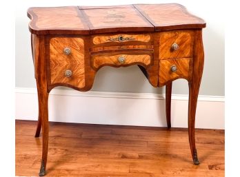 LOUIS THE XV STYLE MARQUETRY DRESSING TABLE