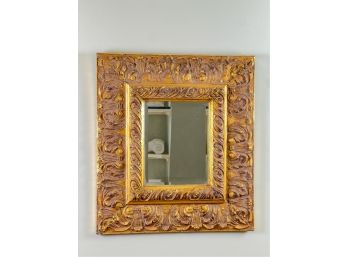 NICE QUALITY FRENCH STYLE MIRROR w BEVELED GLASS