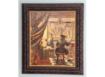 LARGE VERMEER 'THE ART OF PAINTING' GICLEE