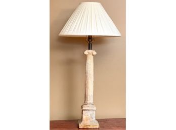 DECORATIVE 'ANCIENT IONIC COLUMN' TABLE LAMP