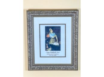 'CAPE NEDDICK INN' FRAMED WALL HANGING