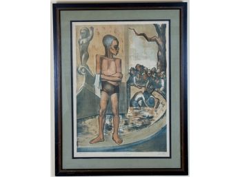 PENCIL SIGNED JOSEPH LEBOIT (1907-2002) LITHOGRAPH