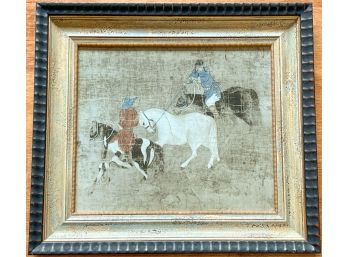 CHINESE 'TRIBUTE HORSE' DECORATIVE PRINT