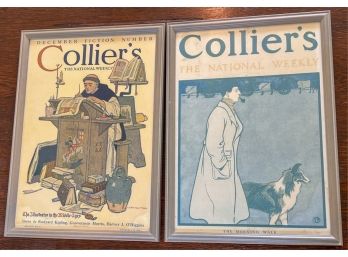 (2) FRAMED COLLIER'S MAGAZINES