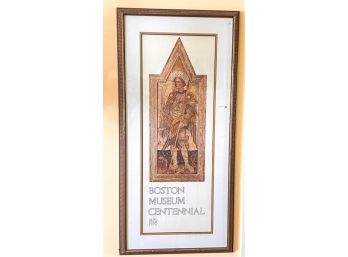 'BOSTON MUSEUM CENTENNIAL' FRAMED POSTER