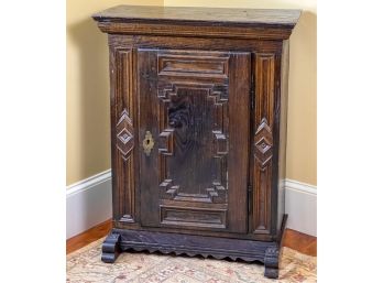 (19th C) ITALIAN CARVED WALNUT COMMODE