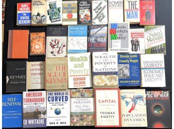 SHELF LOT OF BOOKS: BANKING, ECONOMICS