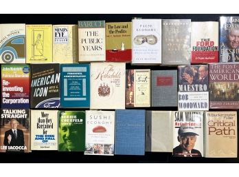 SHELF LOT OF BOOKS: BUSINESS, ECONOMICS, ETC.