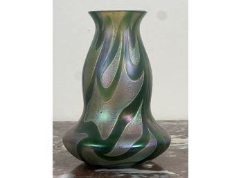 SMALL LOETZ ART GLASS VASE