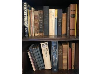 SHELF LOT OF BOOKS, MOSTLY ENGLISH REFERENCE