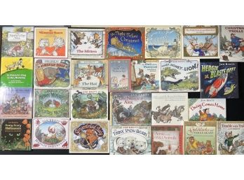 (30) JAN BRETT ILLUSTRATED BOOKS