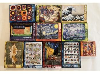 (11) EUROGRAPHICS 1000 PC PUZZLES