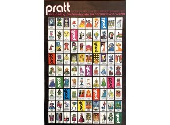 VINTAGE 1974 PRATT INSTITUE POSTER