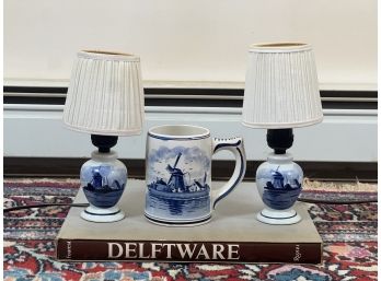 (PR) VINTAGE DELFT MINIATURE LAMPS And MORE