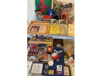 LARGE ASSORTMENT OF GAMES ETC