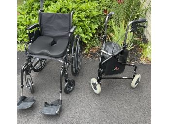 LIKE NEW FOLDABLE WHEELCHAIR