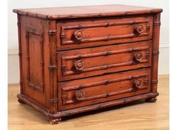 SMALL 3-DRAWER BAMBOO CHEST