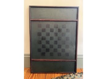 CONTEMPORARY HAND PAINTED COUNTRY CHECKERBOARD