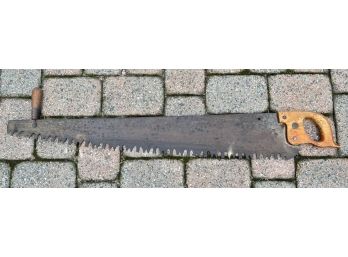 VINTAGE (2) MAN CROSS CUTTING SAW