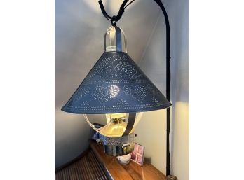 (20th c.) HANGING ELECTRFIED KEROSENE LAMP