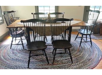 SET OF (10) MARTIN CONTEMPORARY WINDSOR CHAIRS