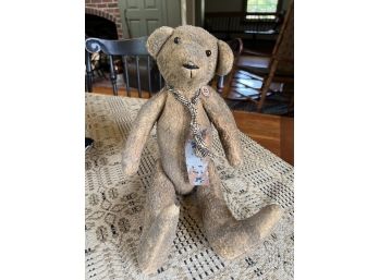 VINTAGE AUDREY'S PLUSH JOINTED BROWN BEAR