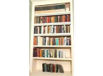 (5) SHELVES OF HARDCOVER NOVELS