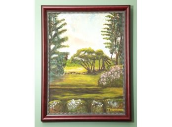 PAINTING OF A LANDSCAPE signed THORNTON