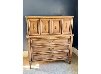 WHITE FURNITURE DRESSER CABINET OVER (3) DRAWERS