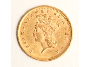 1856 (1) DOLLAR GOLD PIECE