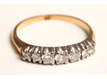 GOLD RING SET with DIAMONDS