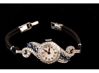 LADIES PLATINUM WRIST WATCH Circa 1930