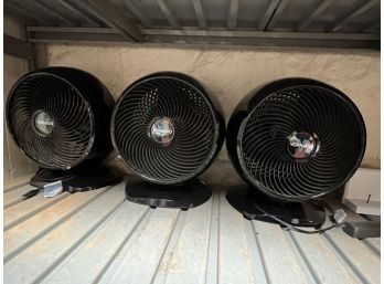 (3) VORNADO FANS