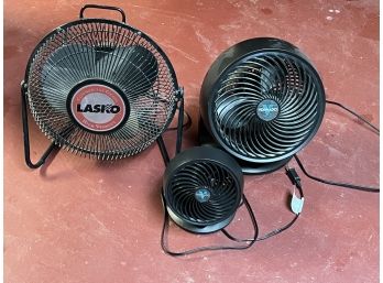 (3) ELECTRIC FANS