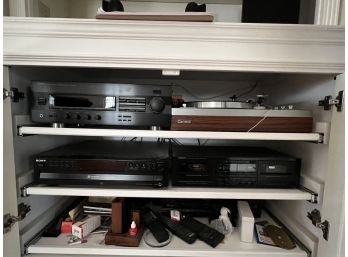 VINTAGE STEREO SYSTEM with GARRARD TURNTABLE