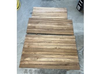 (3) TEAK DECKING