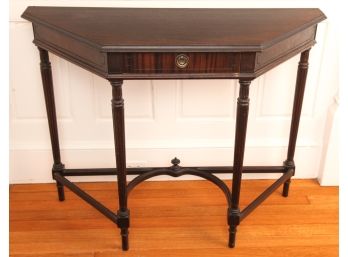 IMPERIAL (Mid 20th c) MAHOGANY CONSOLE TABLE