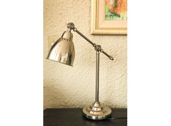 ARTICULATED CHROME DESK LAMP