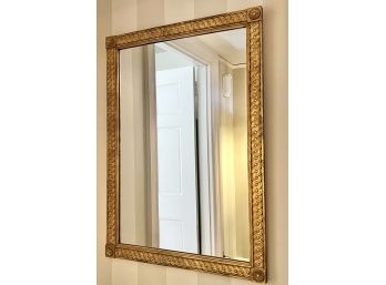 DECORATIVE GILT HALL MIRROR