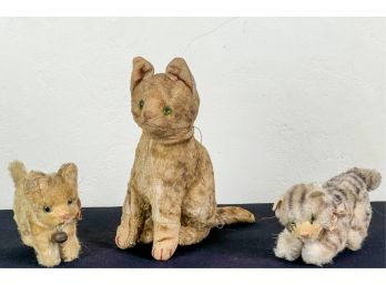 (3) VINTAGE MOHAIR KITTENS