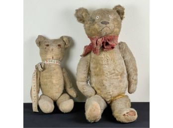 (2) STEIFF MOHAIR TEDDY BEARS