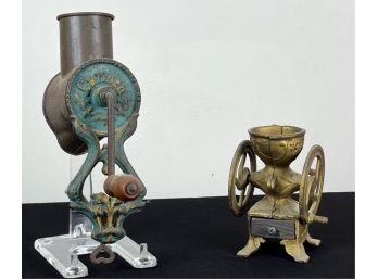 CAST IRON CARMEN GRATER & MINIATURE COFFEE GRINDER